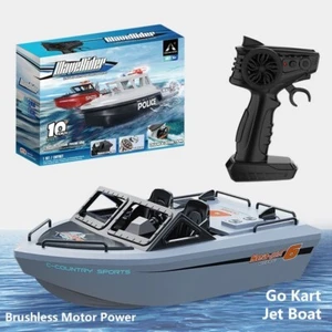 2024 New Sea God Go Kart Jet Boat High Speed RC Boat Waterproof Brushless Motor - Picture 1 of 25