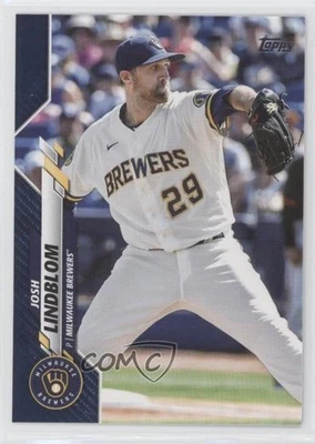 2020 Topps Update Wal-Mart Royal Blue Josh Lindblom #U-41 - Image 1 of 2