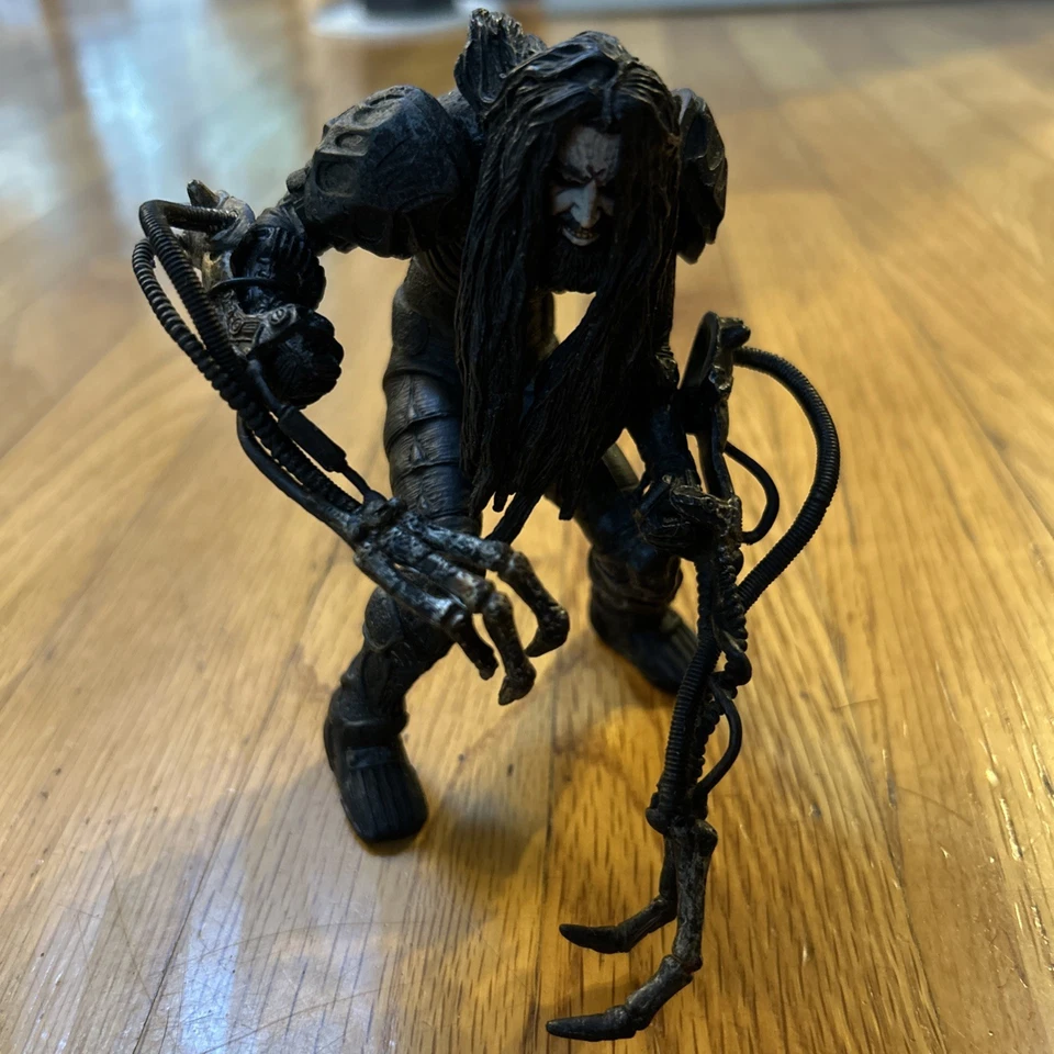 "Figura de acción suelta rara Todd McFarlane Toys Demonoid Deluxe Rob Zombie 2000 6""" Foto 1 de 4