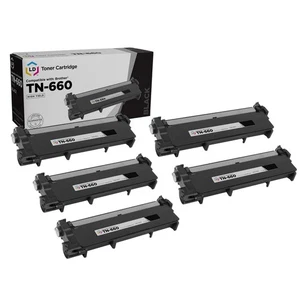 Czarny wkład laserowy LD 5pk Comp do tonera Brother TN660 HL-L2305W HL-L2315DW - Zdjęcie 1 z 9