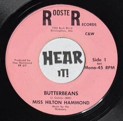 Hot AL Oddball Girl Country Bopper 45 MISS HILTON HAMMOND Butterbeans ROOSTER - Image 1 of 2