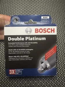 Pack Of 4 Bosch Double Platinum Spark Plugs (8161) - Picture 1 of 4