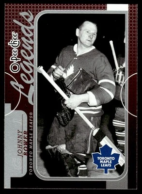 2008-09 O-Pee-Chee MARQUEE LEGENDS Johnny Bower Toronto Maple Leafs #566 - Image 1 of 2