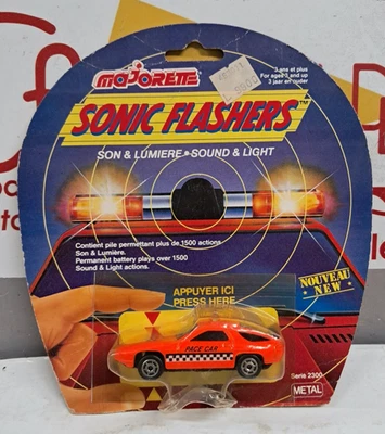 MAJORETTE 1/64 - SONIC FLASHERS PACE CAR   MADE IN FRANCE ANNI 80 - Immagine 1 di 2