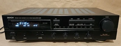 Denon DRA-345R - Vintage 2 Channel AM FM Receiver Stereo System w/ Phono Tested - Image 1 of 2