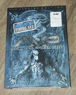 ALIEN VS PREDATOR AVP 2-DISC DVD 2004 UNRATED EDITION WITH SLIPCOVER NEW SEALED - Image 1 of 4
