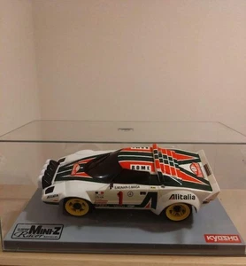 Kyosho Mini-Z Racer Lancia Alitalia Rc Car 1/28 Scale Alitalia Livery Racing - Picture 1 of 10