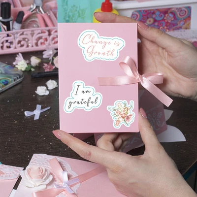 Motivierende Aufkleber Set Zitate Kinder Teenager Planer Wasserfest Papieren - Bild 1 von 4