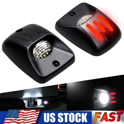 2 件适用于 1995 - 2004 年丰田塔科马亮白色 LED 号车牌灯泡 — 第 1/4 张图片