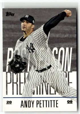 2018 Topps Update #PO-30 Andy Pettitte Postseason Preeminence - Image 1 of 2