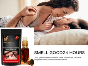 REAL PHEROMONE COLOGNE for MEN ATTRACT WOMEN! 52X - MOST COMPLETE SEX ATTAR - Picture 1 of 5