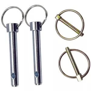 Blue Ox 84-0140 (BX88396), OEM Tow Bar Replacement Retaining Pin 1/2", Pack Of 2 - Foto 1 di 4