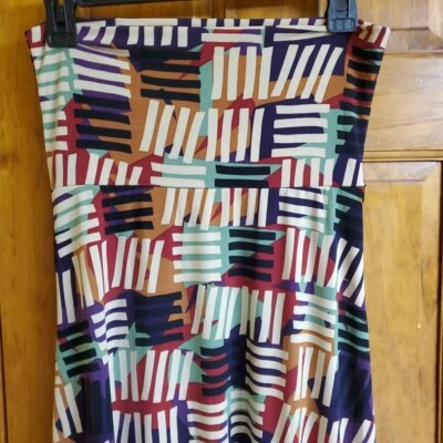 Maxi Falda LuLaRoe Para Mujer Talla XS/larga Multi Patrón  Foto 1 de 4