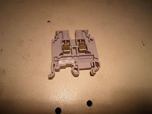 New 30 ABB Entrelec 011511607 Gray M4/6 Standard Screw Clamp Terminal Blocks - Picture 1 of 4
