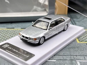 DCM 1/64 Scale BMW 7 Series E38 Silver 1998-01 Diecast Car Model Toy Collection - Picture 1 of 6