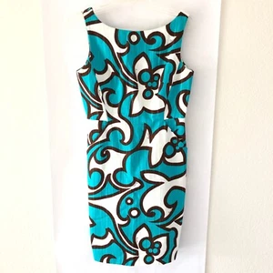 Milly Womens Sheath Dress Size 4 Sleeveless Colorful - Picture 1 of 9