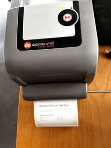Datamax O'Neil E-Class Mark III E-Class MK USB Barcode Thermal Printer, cutter - Picture 1 of 4