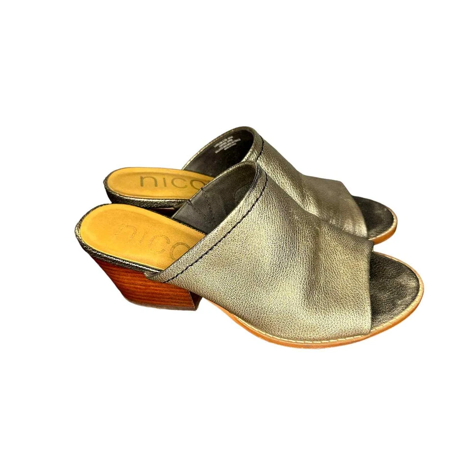 Nicole Metallic Sandals Size 6.5 - Image 1 of 4