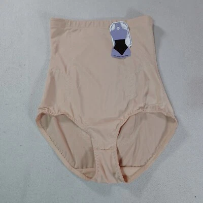 Heavenly Secrets Shapewear Womens 3X Beige Plus Size Shaping Brief Stretch New - Image 1 of 4