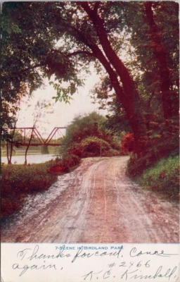 Birdland Park Des Moines IA Iowa c1908 Enos Hunt Jr Postcard H51 - Image 1 of 2