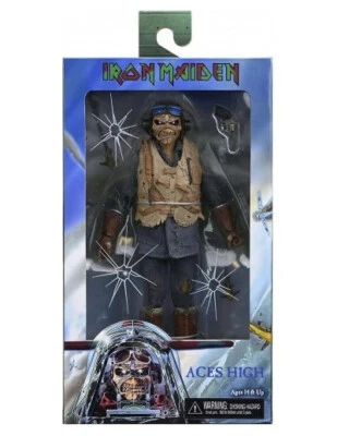 IRON MAIDEN FIGURA Retro Eddie Aces High Ultimate Neca figura 20 cm 8" - Imagen 1 de 4