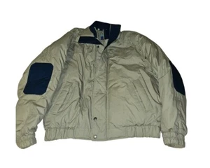 Vintage 80's Mens Down Members Only Tan Coat Jacket Size XXT Ex Cond Bomber - Picture 1 of 7