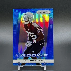 2013 Panini Prizm Wal-Mart Blue Prizms DJ Hayden #219 Rookie RC - Raiders - Foto 1 di 2