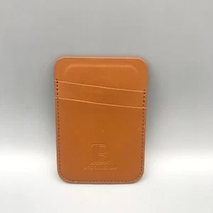 Magnetic Full Leather Card Wallet - Tan - Picture 1 of 4