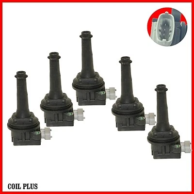 5x Ignition Coil for Volvo C30 C70 S40 S60 S80 V50 V70 2L 2.5L Ford Focus Mondeo - image 1 of 3