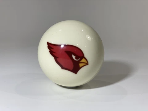 Arizona Cardinals Pool Ball, Official NFL Billiard Ball, Pool, Gift, Single Cover