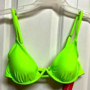 Xhilaration Damen Junior Größe Small 0-2 Bügel Bikini Oberteil limettengrün - Bild 1 von 4