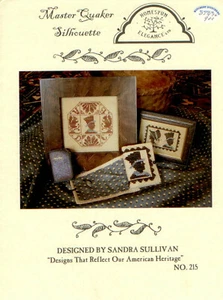 Master Quaker Silhouette XS Pattern - Sandra Sullivan - Homespun Elegance - Picture 1 of 3