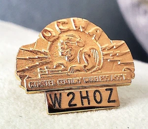 Pin de solapa vintage Quarter Century Wireless Association QCWA - Imagen 1 de 10