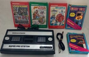 Intellivision Super Pro System in Excellent Condition with Boxed Game Bundle