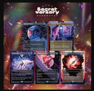 Through the Wormhole MTG SLD Tana Segreta Drop Magic the Gathering Reg Non Sigillato - Foto 1 di 3