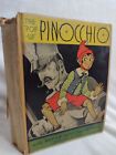 Pop-Up Pinokio Book Vintage 1932 Harold Lentz, 1. edycja, ilustrowany pop-up