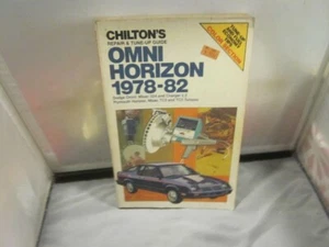 CHILTON'S Repair Manual & Tune Up Omni Horizon 1978 - 82 Maintenance 6845 - Imagen 1 de 2