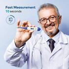 Thermomètre pour adultes, thermomètre oral numérique pour fièvre avec 10 bleu foncé