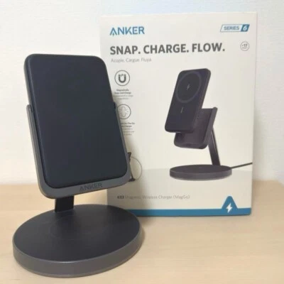 Anker 633 MagGo Charging Station Portable Charger Magnetic Wireless Charger used - Image 1 of 4