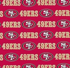 Cocktail Napkins Set 2 Red Gold Cotton 10” San Francisco 49ers Game Day Fan Gift