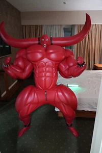 mask for halloween devil horns - Picture 1 of 4