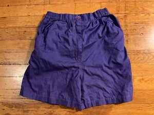 VINTAGE Esprit Sweet Baby Jane Shorts Women’s 9 Purple 80s - Picture 1 of 10