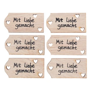 VBS Piezas Esparcidas Hechas Con Amor 5x2,5x0,3cm Decoración Primavera Streudeko - Imagen 1 de 1