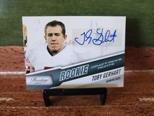 2010 Playoff Prestige Draft Picks Rights /299 Toby Gerhart #297 Rookie Auto RC