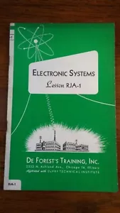 Vintage De Forest's Training Inc Lektion RJA-1 elektronische Systeme - Bild 1 von 10