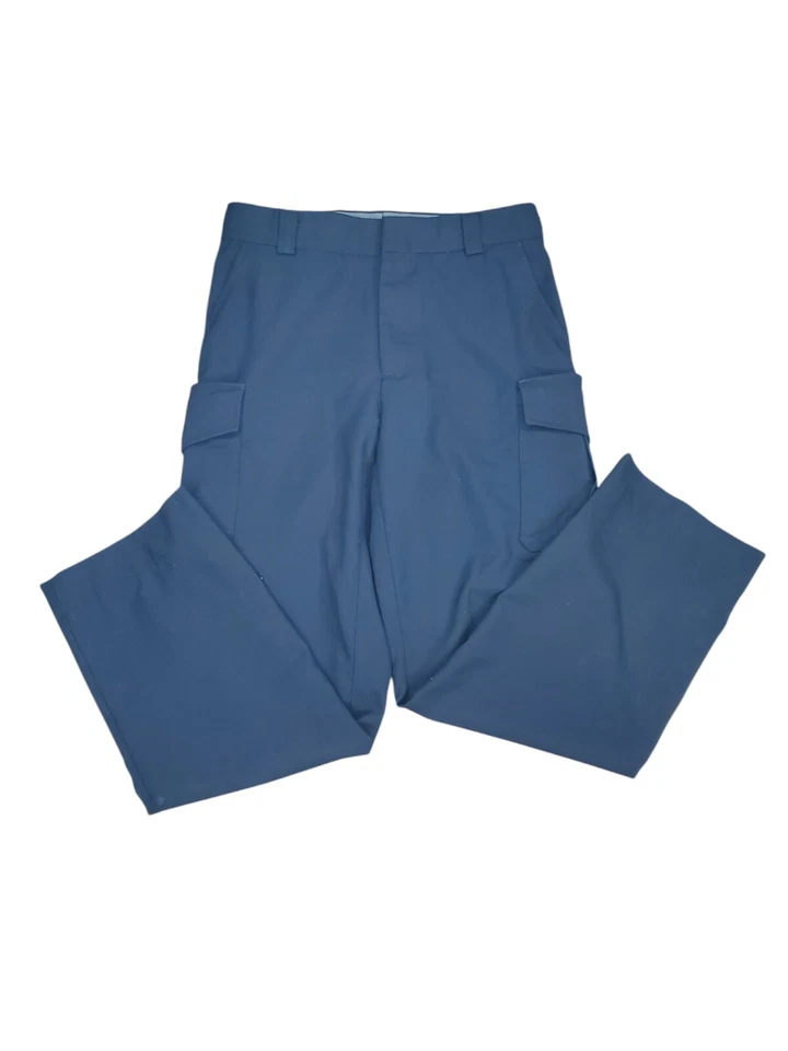 "Pantalones de trabajo elásticos azules azul marino oscuro - 8565 (carga) - 34""" Foto 1 de 3
