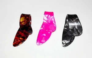 Genuine Classic Celluloid Guitar Bass Thumb Pick 3-Pack NEW 1.5mm Thickness - Picture 1 of 2