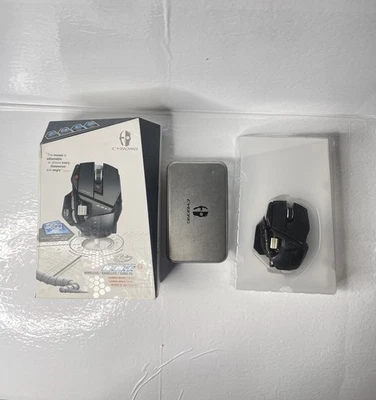 RARE! MAD CATZ RAT R.A.T. 9 WIRELESS GAMING MOUSE w/ Box, Accessories Not Tested - Image 1 of 4
