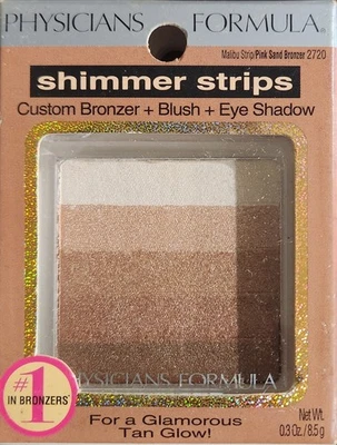Physicians Formula Shimmer Strips Malibu Strip/Pink Sand Bronzer 2720! - Image 1 of 2