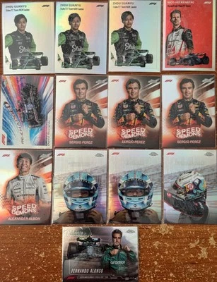2024 Topps Chrome F1 Insert Cards:  1954, RECH, SD, HC, Camber - Image 1 of 2